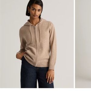 Quince Cashmere Sweater in Light Brown